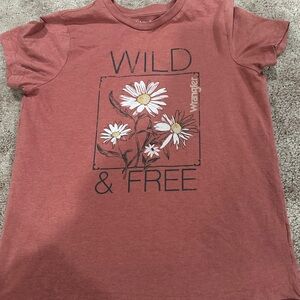 Wrangler Women’s Graphic Tee - Rust Red